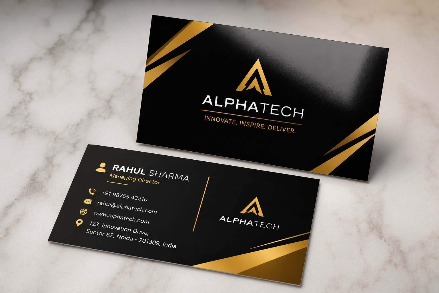 Glossy Visiting Cards